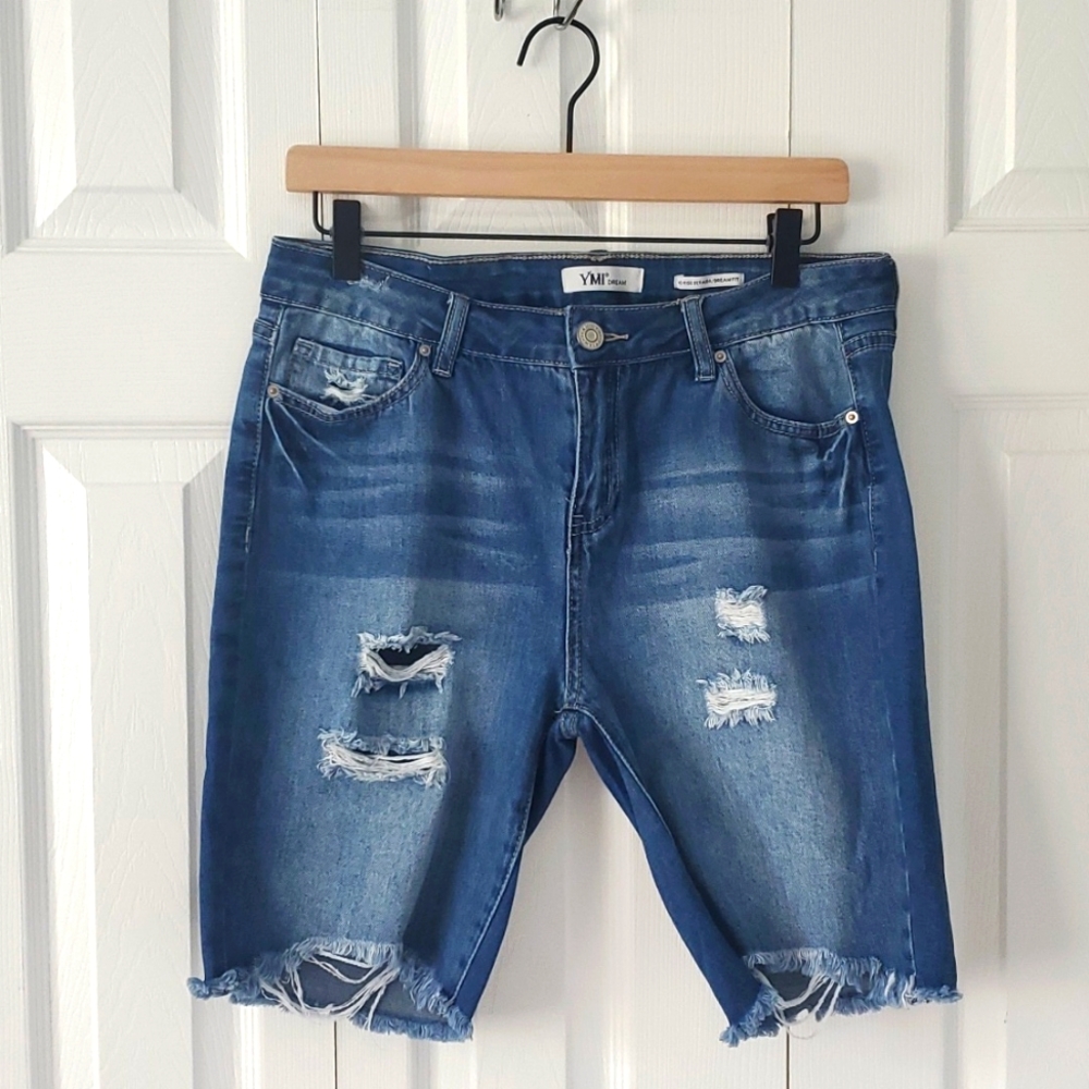 YMI, Bermuda Jean Shorts, 11/30